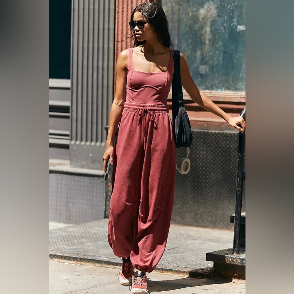 FP Movement by Free People Dusty Rose Jumpsuit